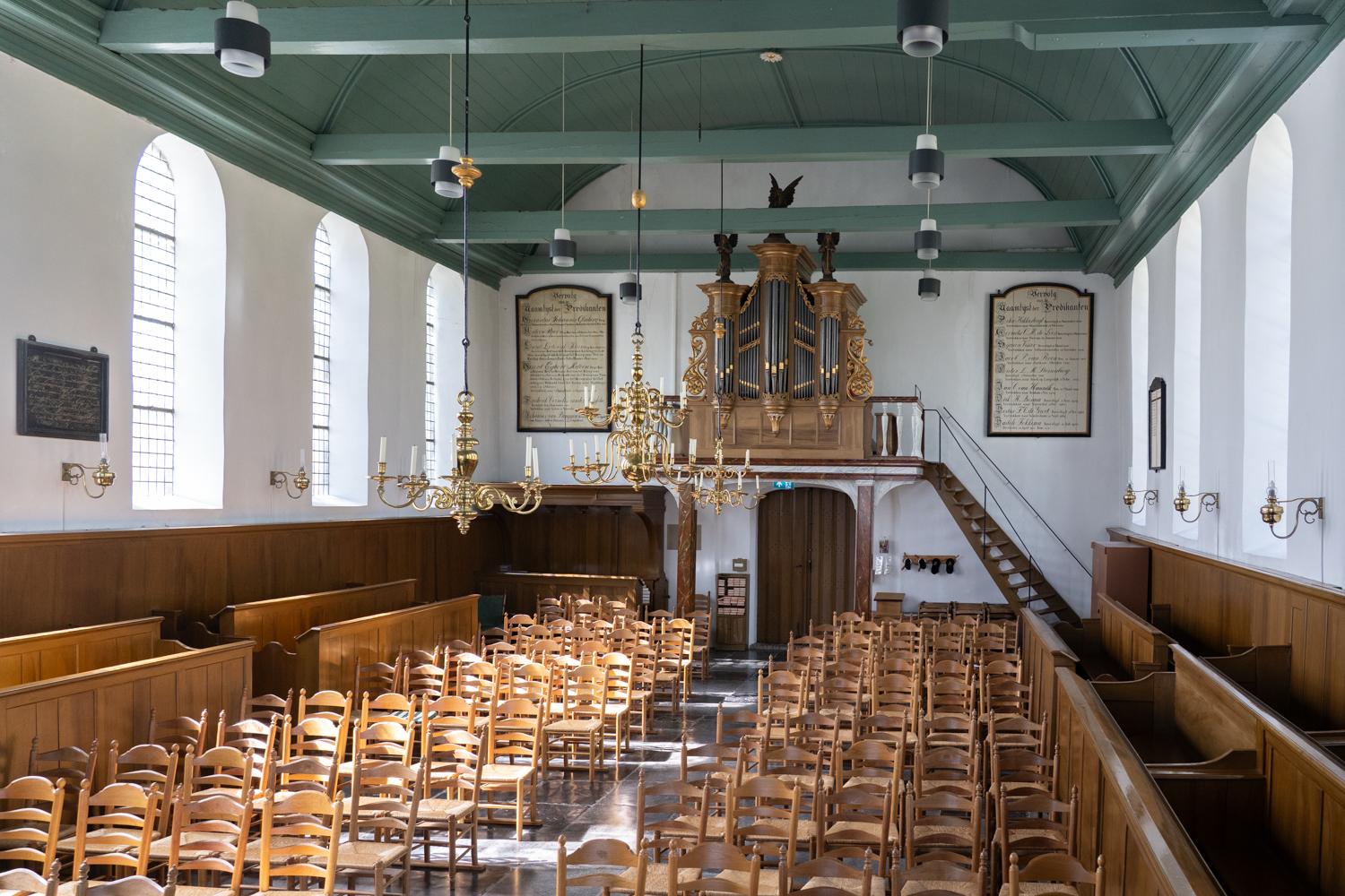 oude kerkje kortenhoef interieur
